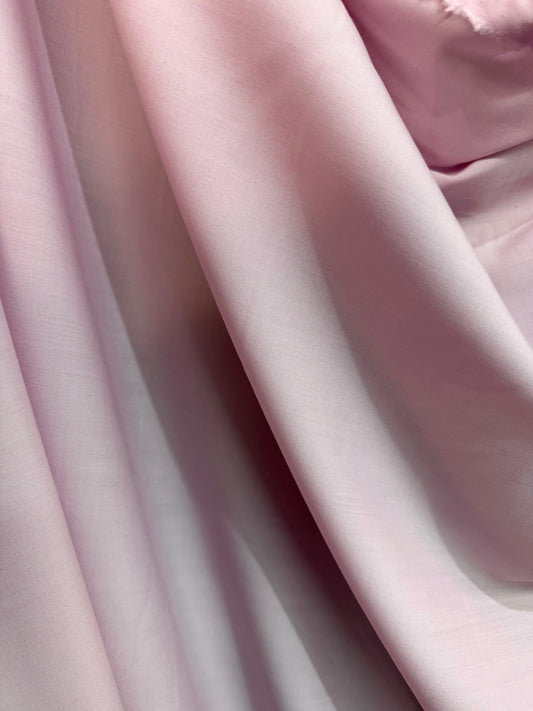 Stretch Wool Suiting - Dusty Pink
