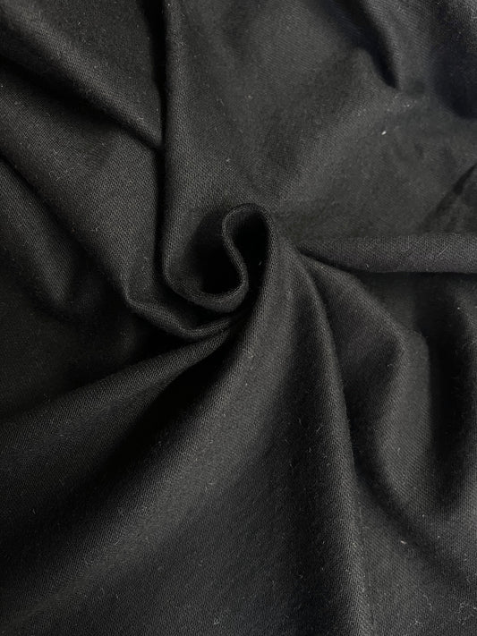 Cotton Jersey - Jet Black