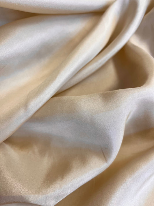 100% Silk Habotai Lining - Light Peach