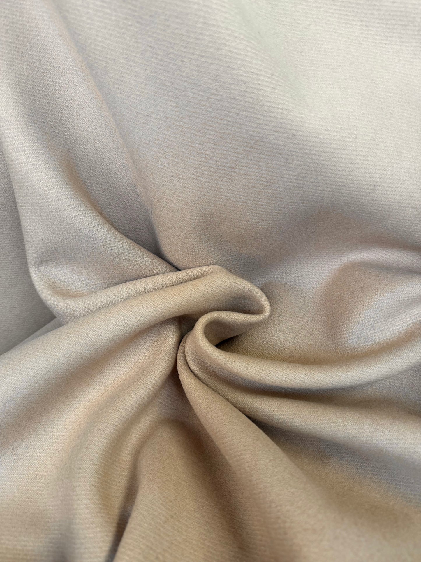 Heritage Label Italian Melton Wool - Soft Beige