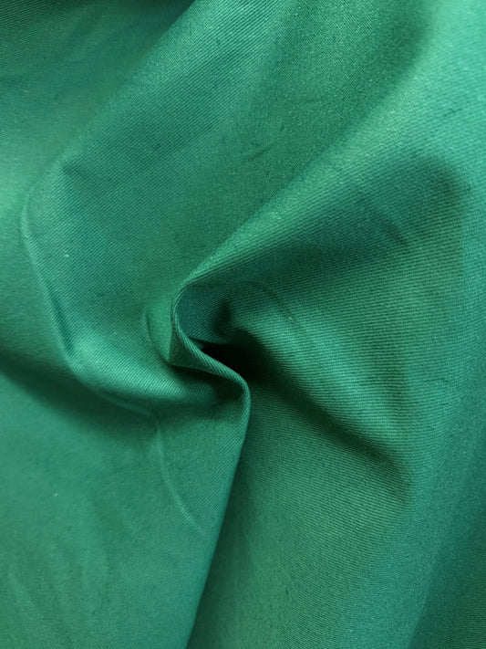 Cotton Denim - Emerald Green