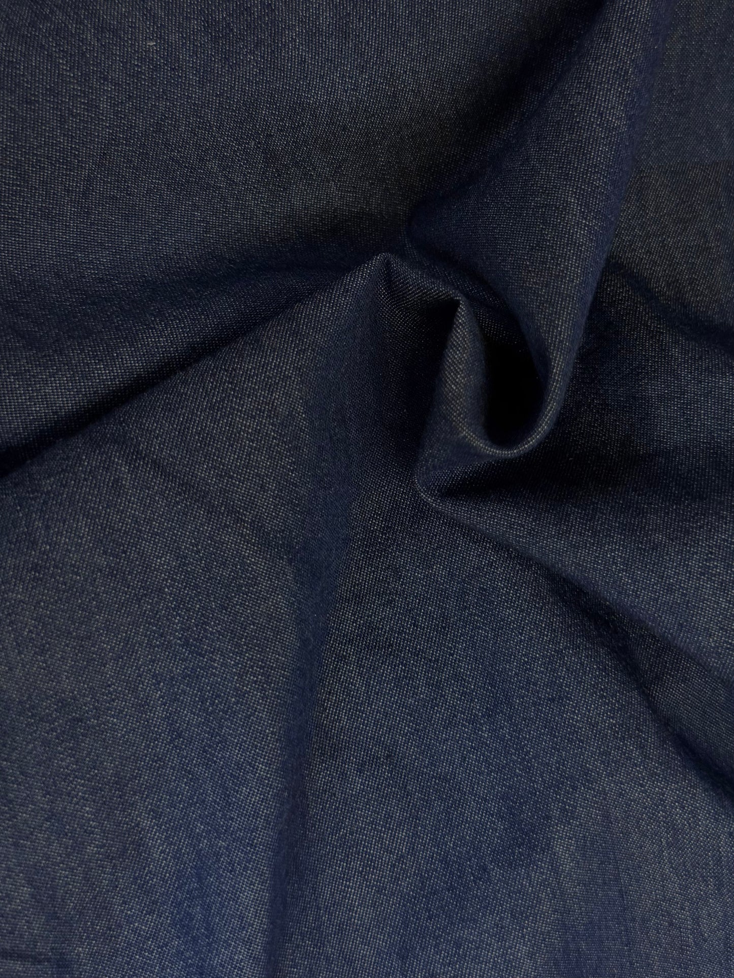 Lightweight Cotton Denim - True Blue