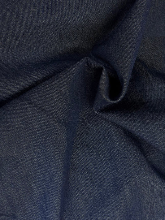 Lightweight Cotton Denim - True Blue