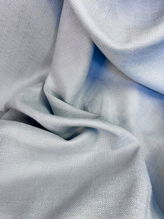 French Textured Cotton - Cinderella Blue