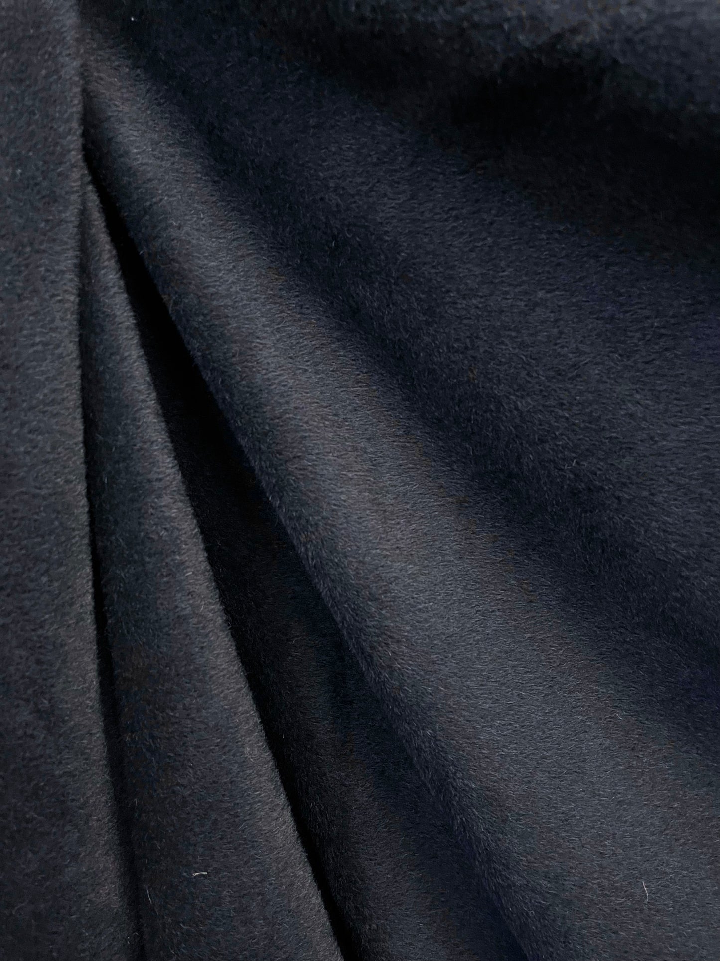 Italian Designer Alpaca Wool - Navy Blue