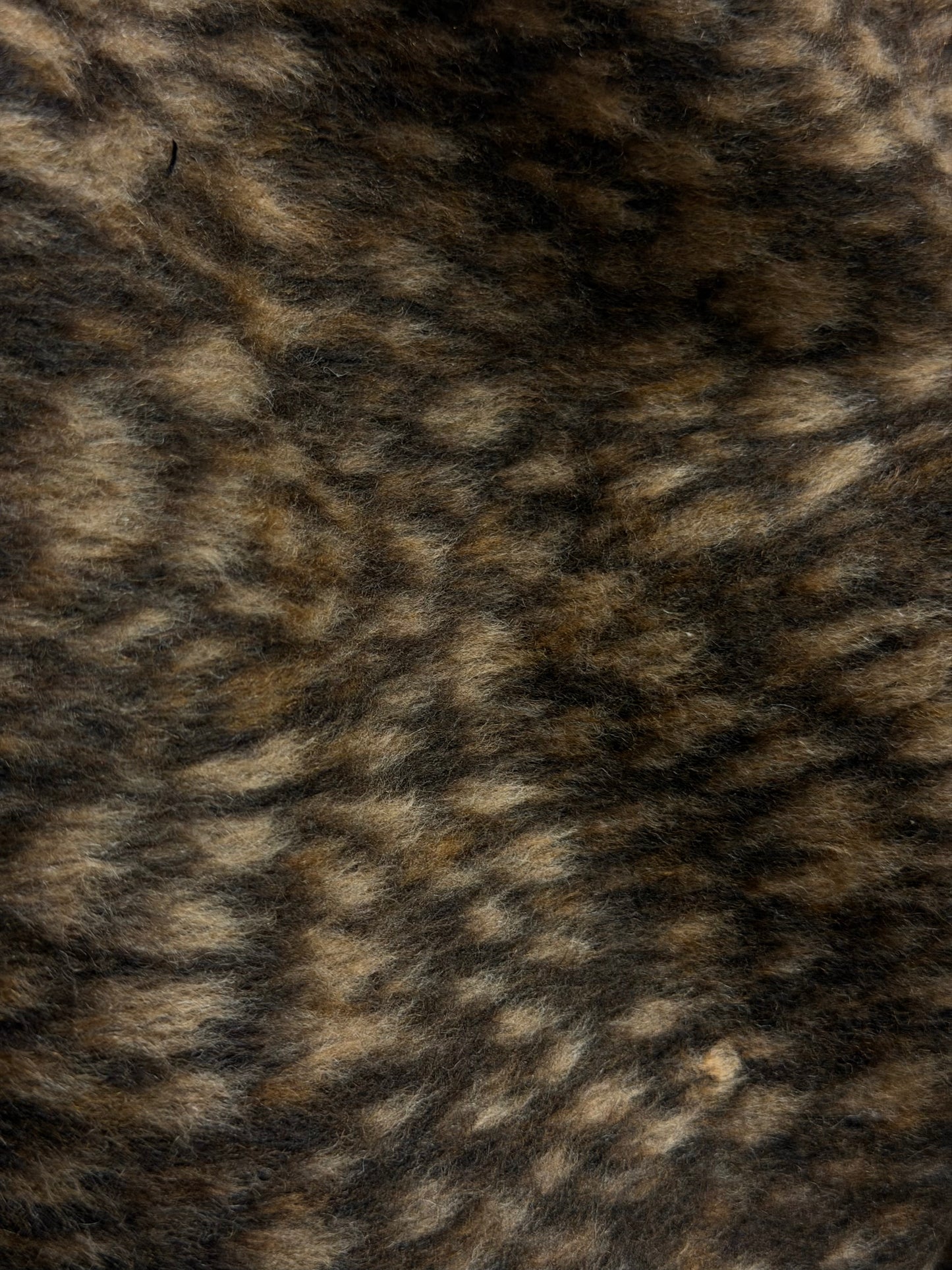 Heritage Label - Italian Fur Textured Wool Blend- Abstract Animal