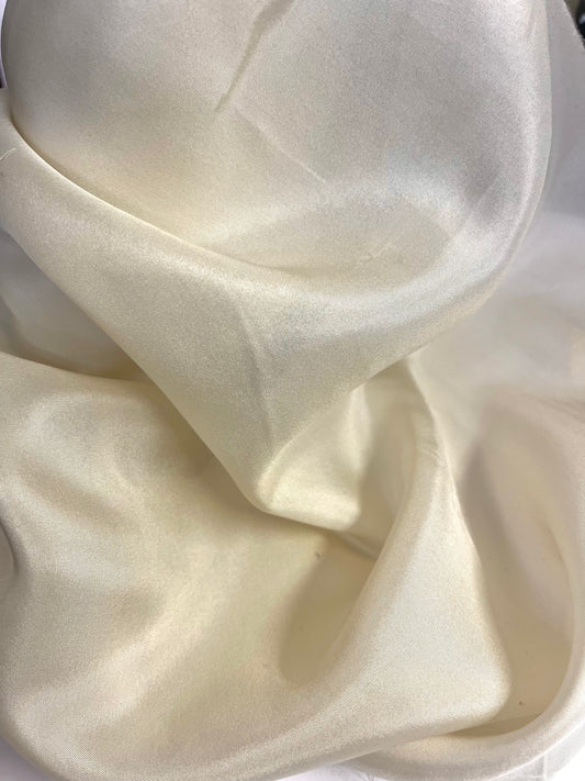 Silk Habotai Lining - Pearl