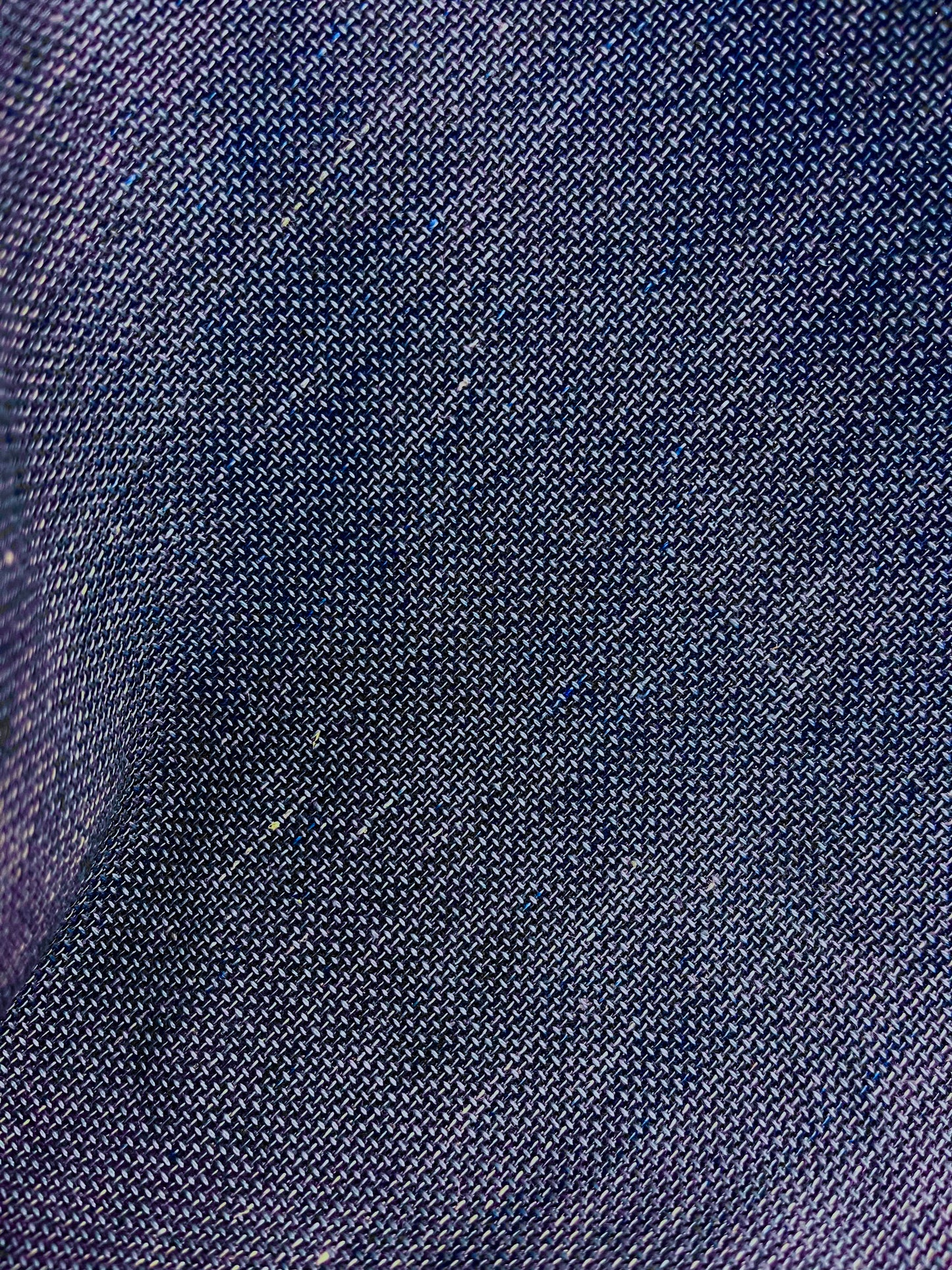 Textured Woven Cotton - Washed Blue