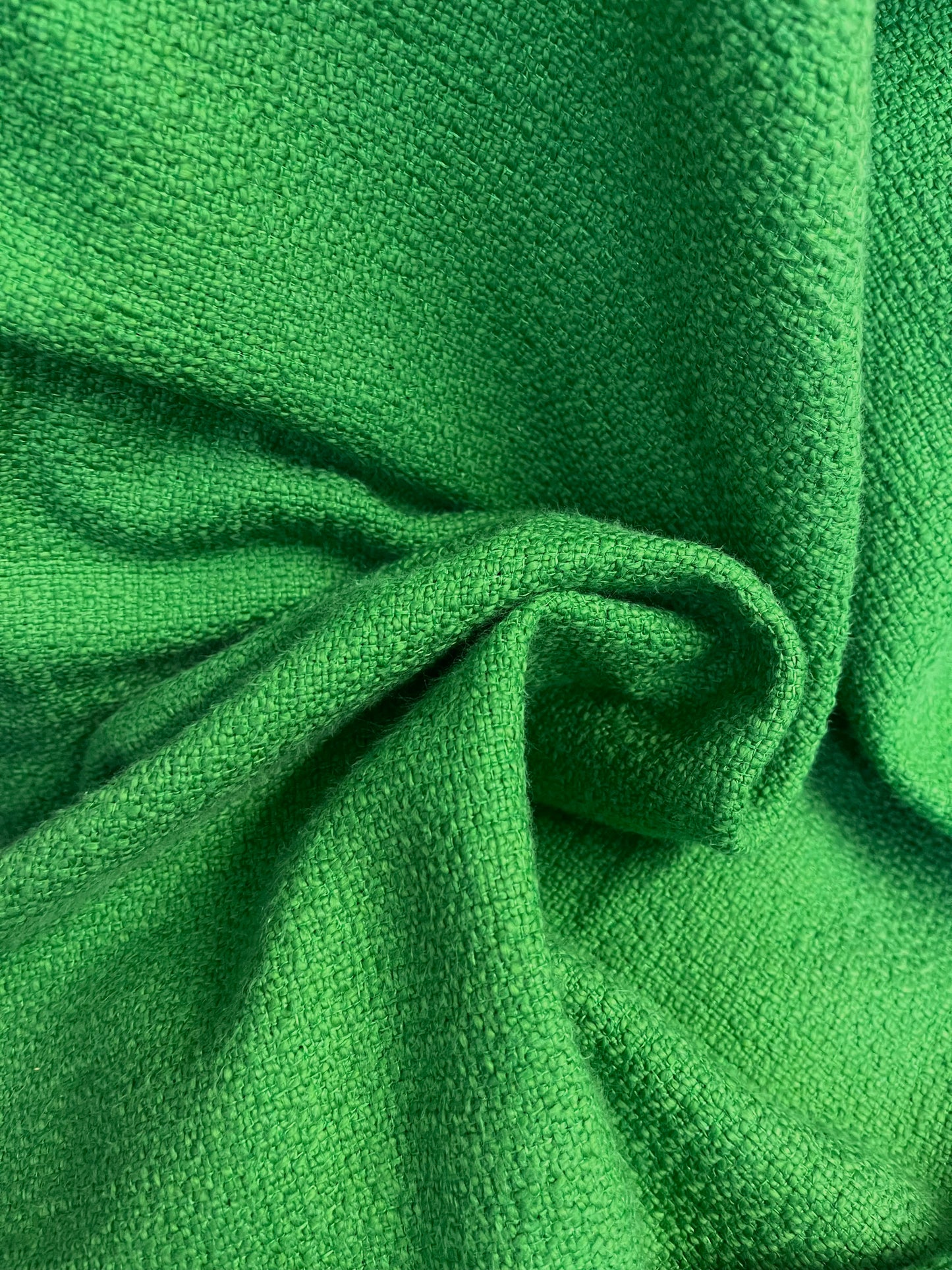 Cotton Boucle - Emerald Green