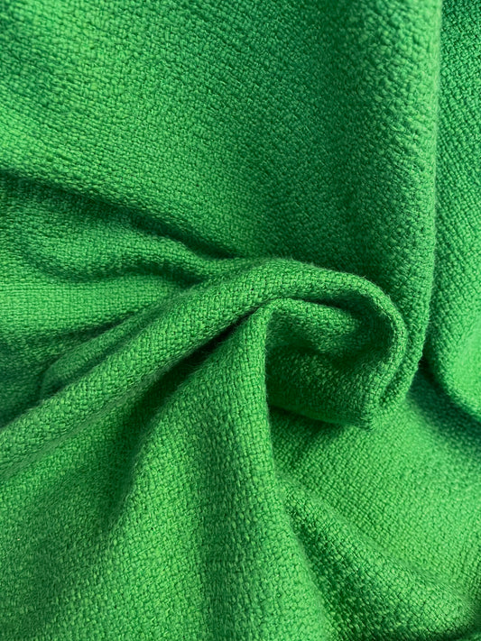 Cotton Boucle - Emerald Green