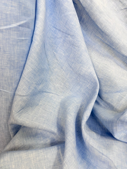 Italian Heather Linen - Light Blue