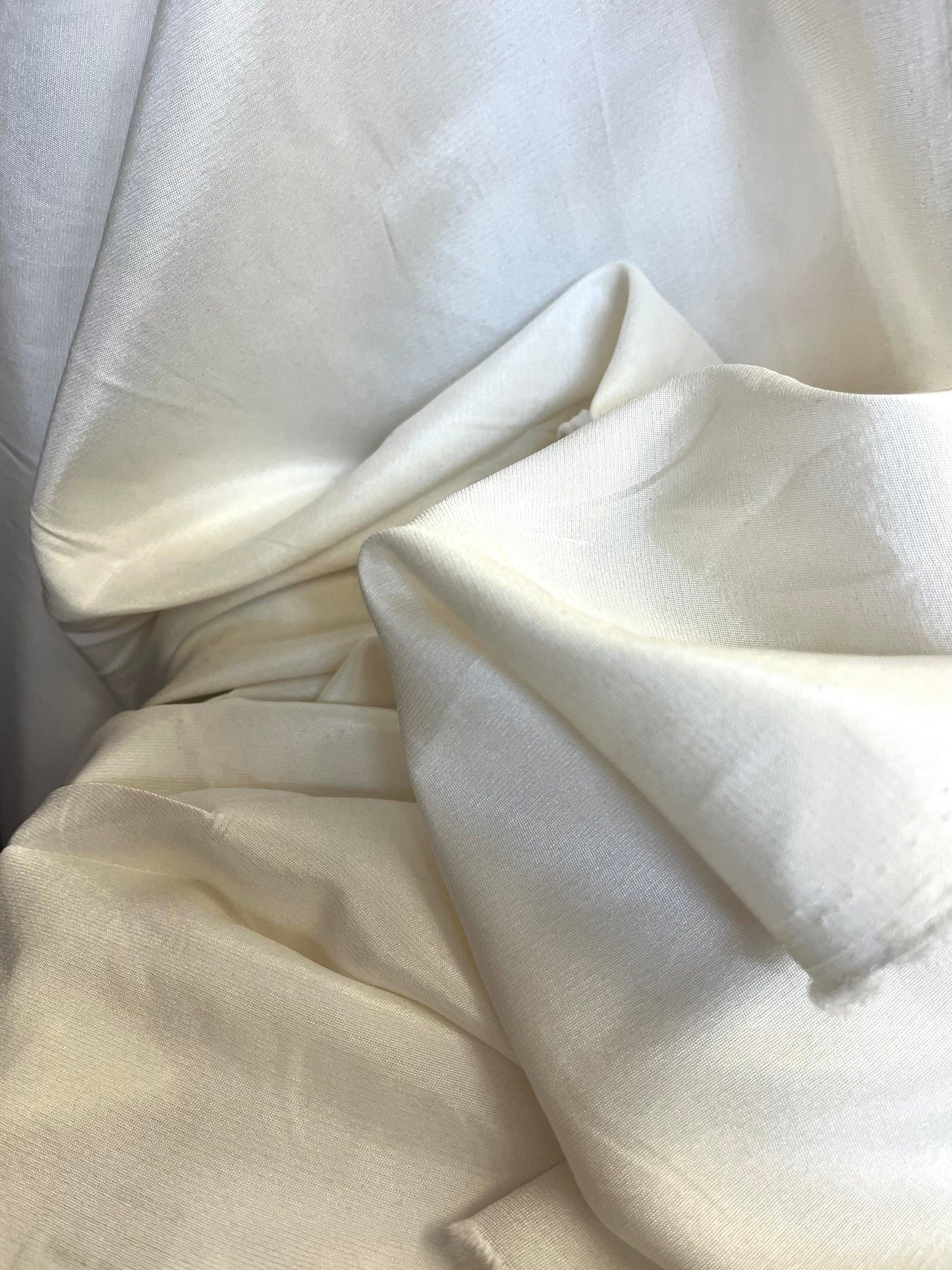Stretch Silk Georgette - Antique White