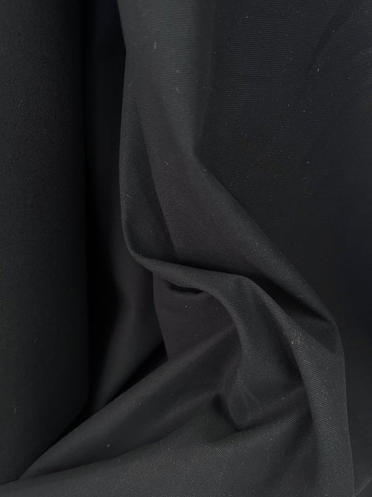Fine Twill Stretch Cotton - Deep Navy