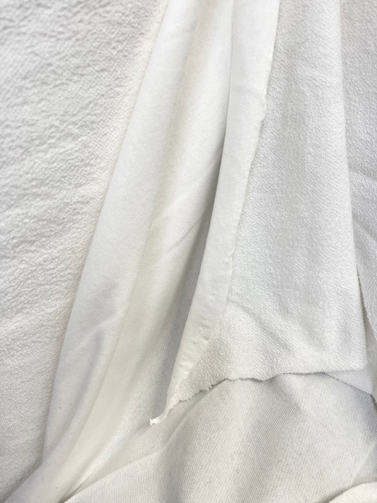 Cotton French Terry - Ivory White