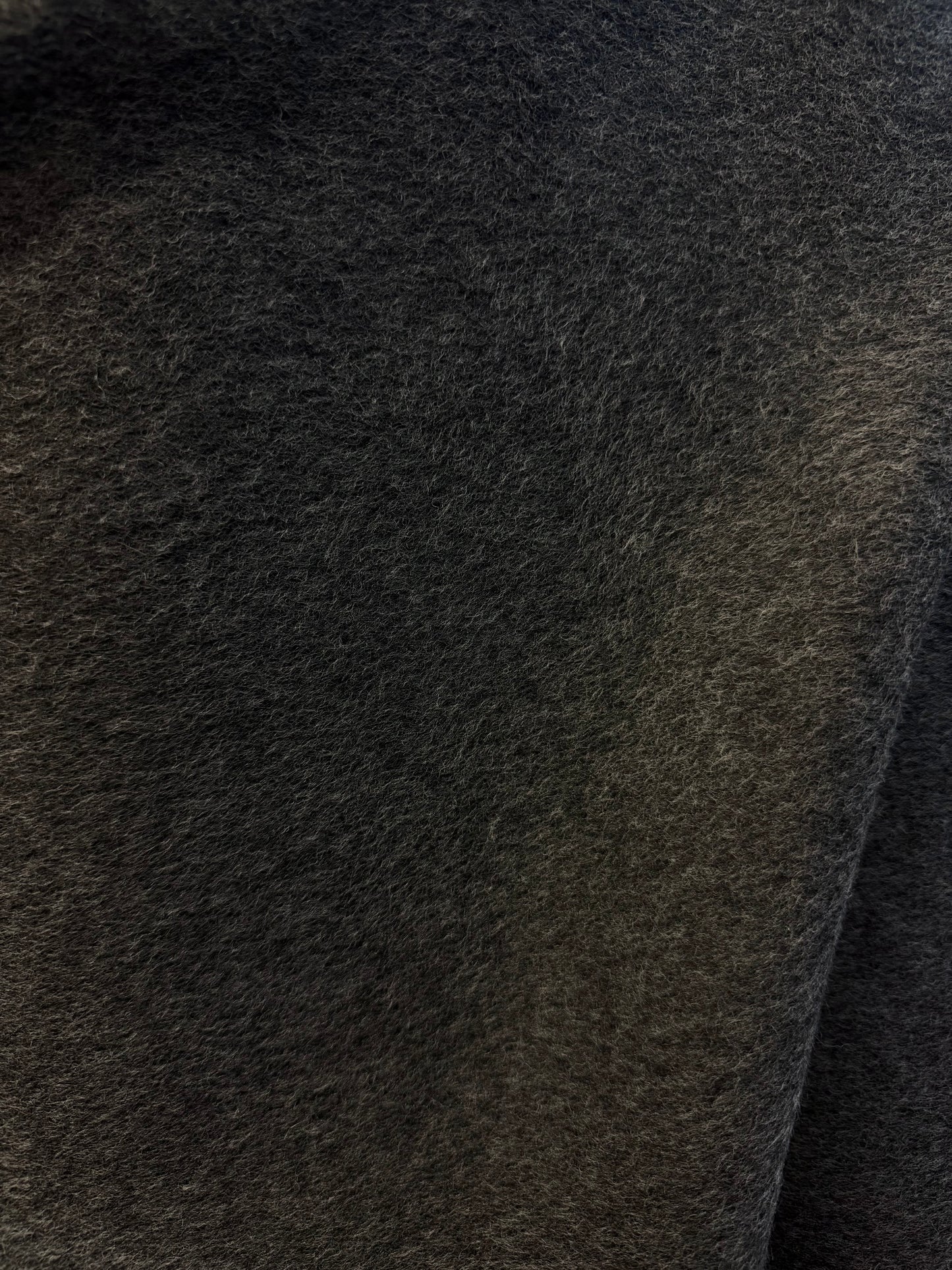 Japanese Double Face Wool Mohair - Grey & Navy