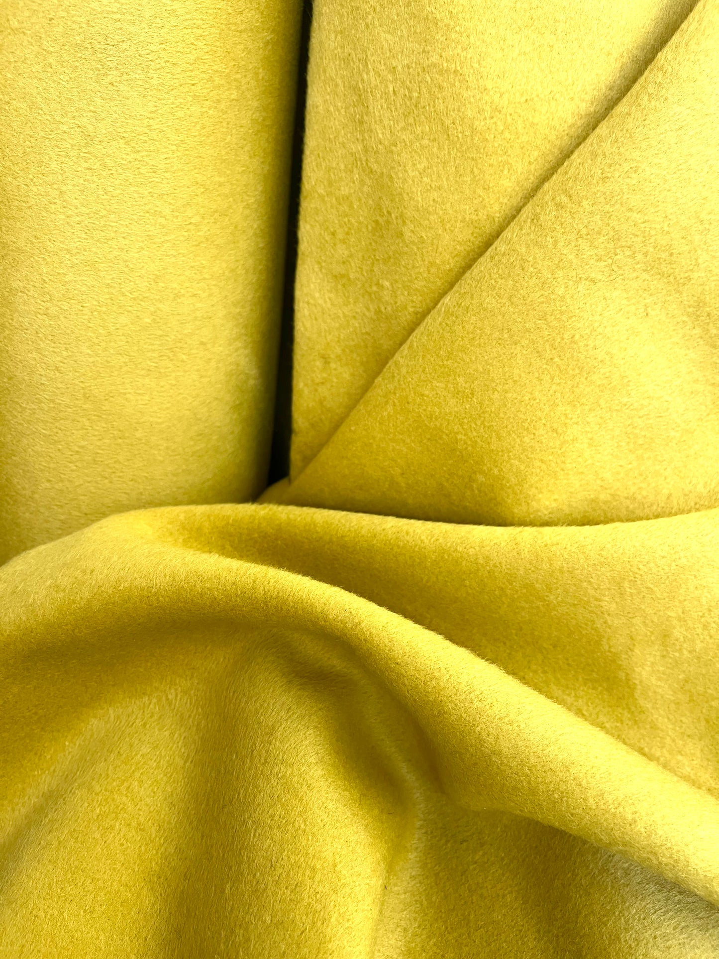 Textured Wool - Chartreuse Yellow