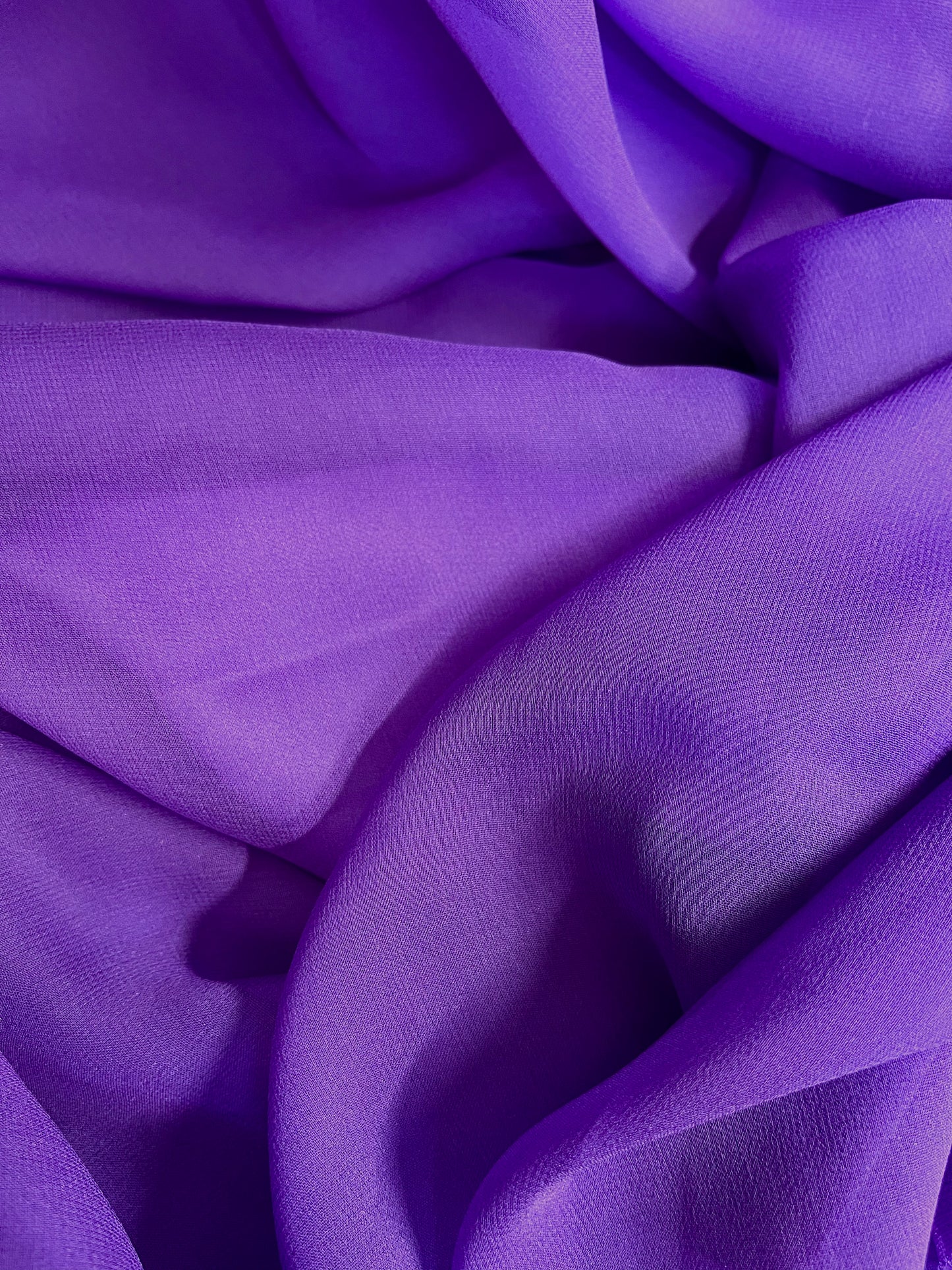 Silk Chiffon Wide - Royal Purple