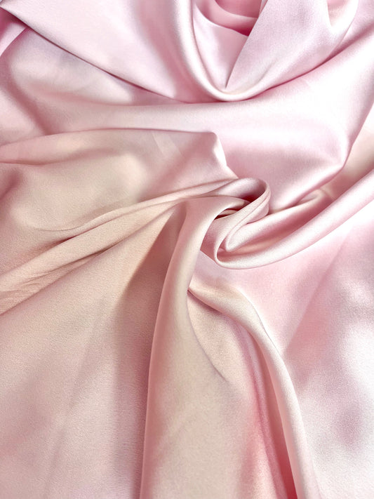 Light Weight Stretch Poly Satin - Light Pink