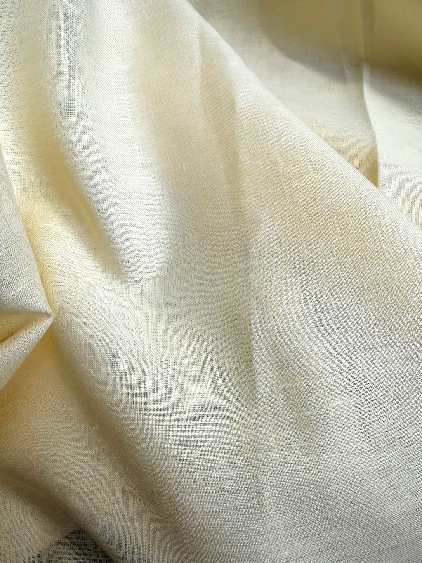 Heather Linen - Butter Yellow