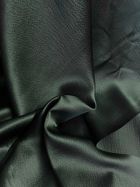 Hammered Silk Charmeuse - Hunter Green