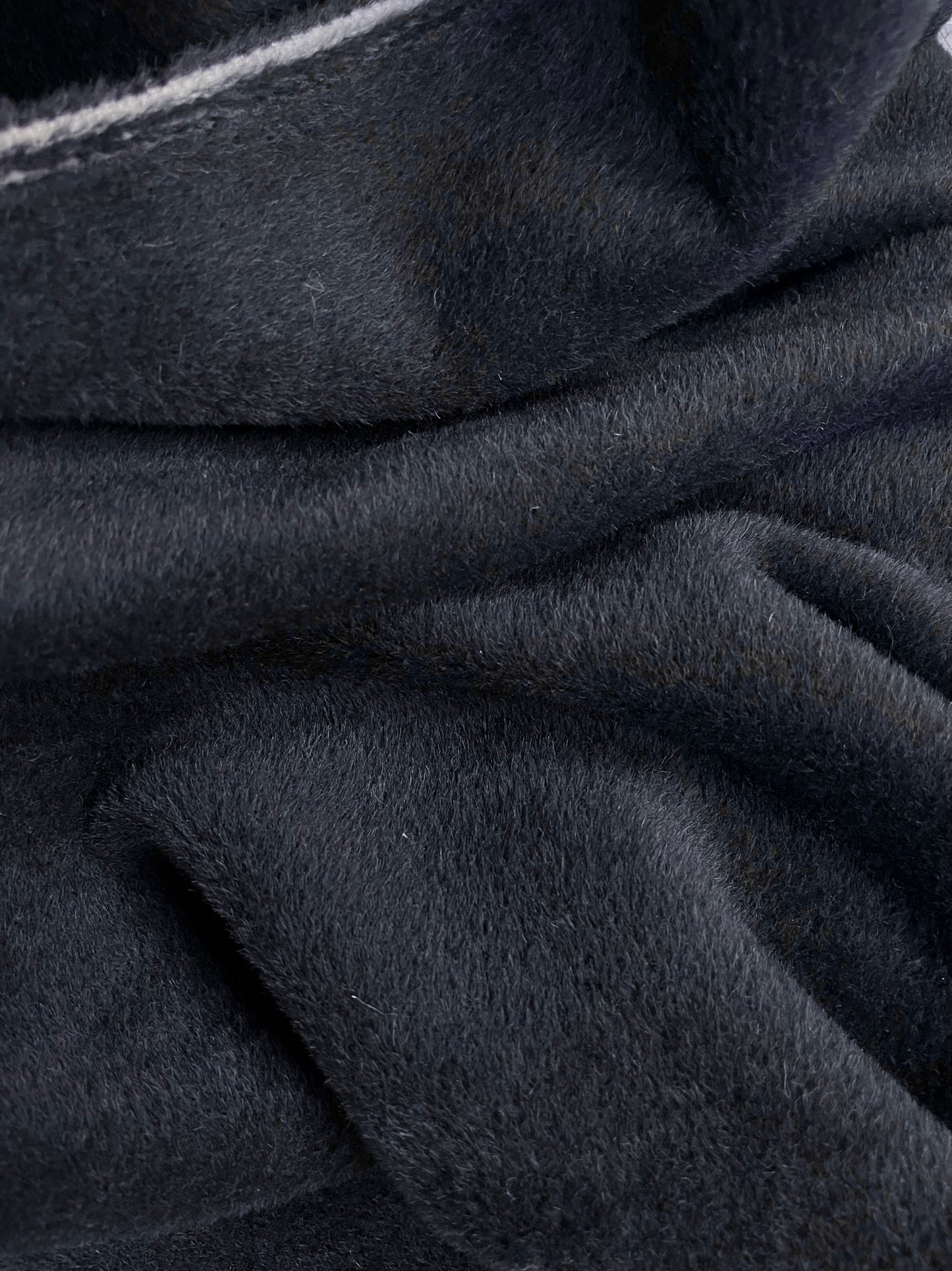 Italian Designer Alpaca Wool - Navy Blue