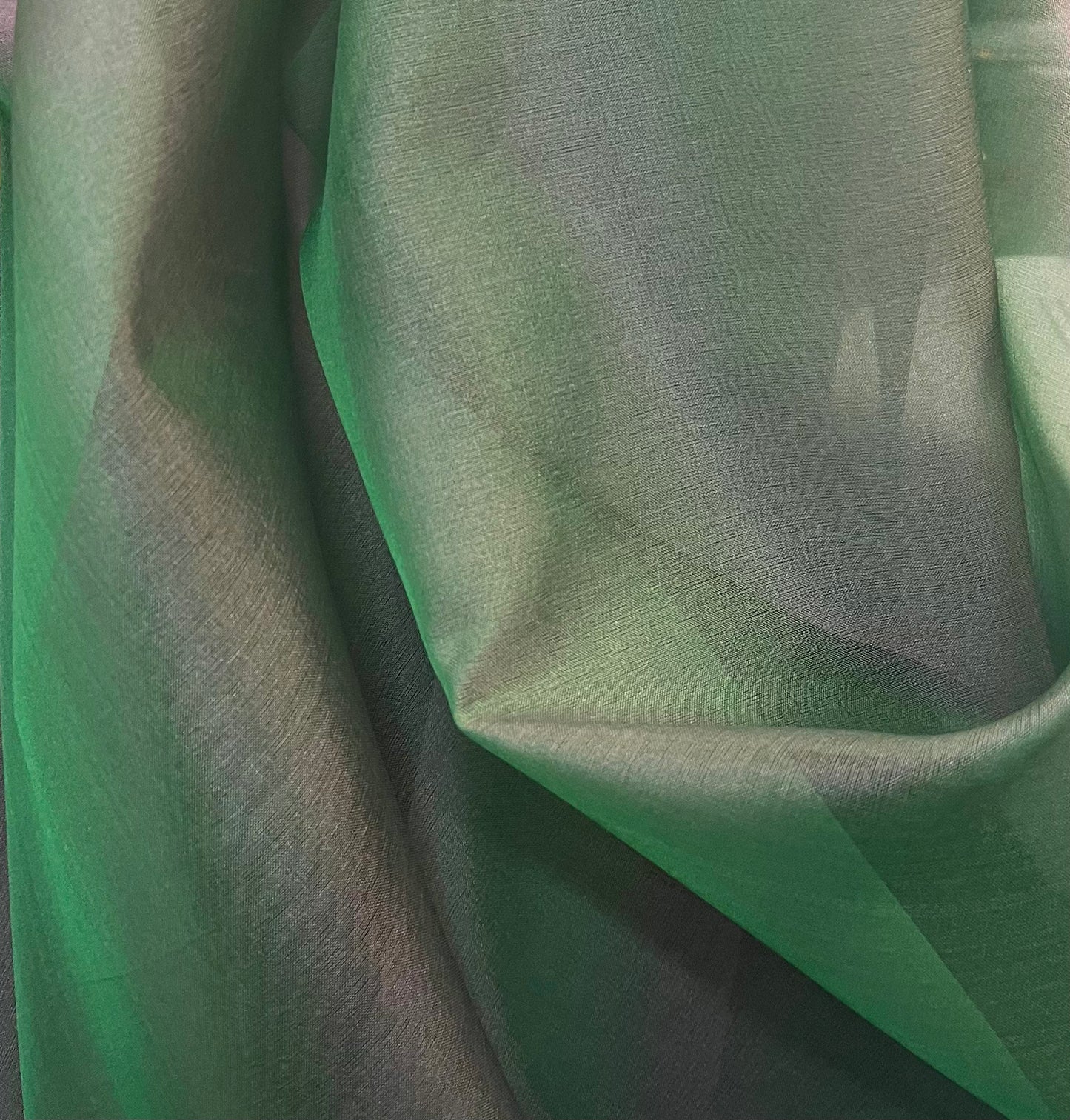 Silk Organza - Iridescent - Green / Purple