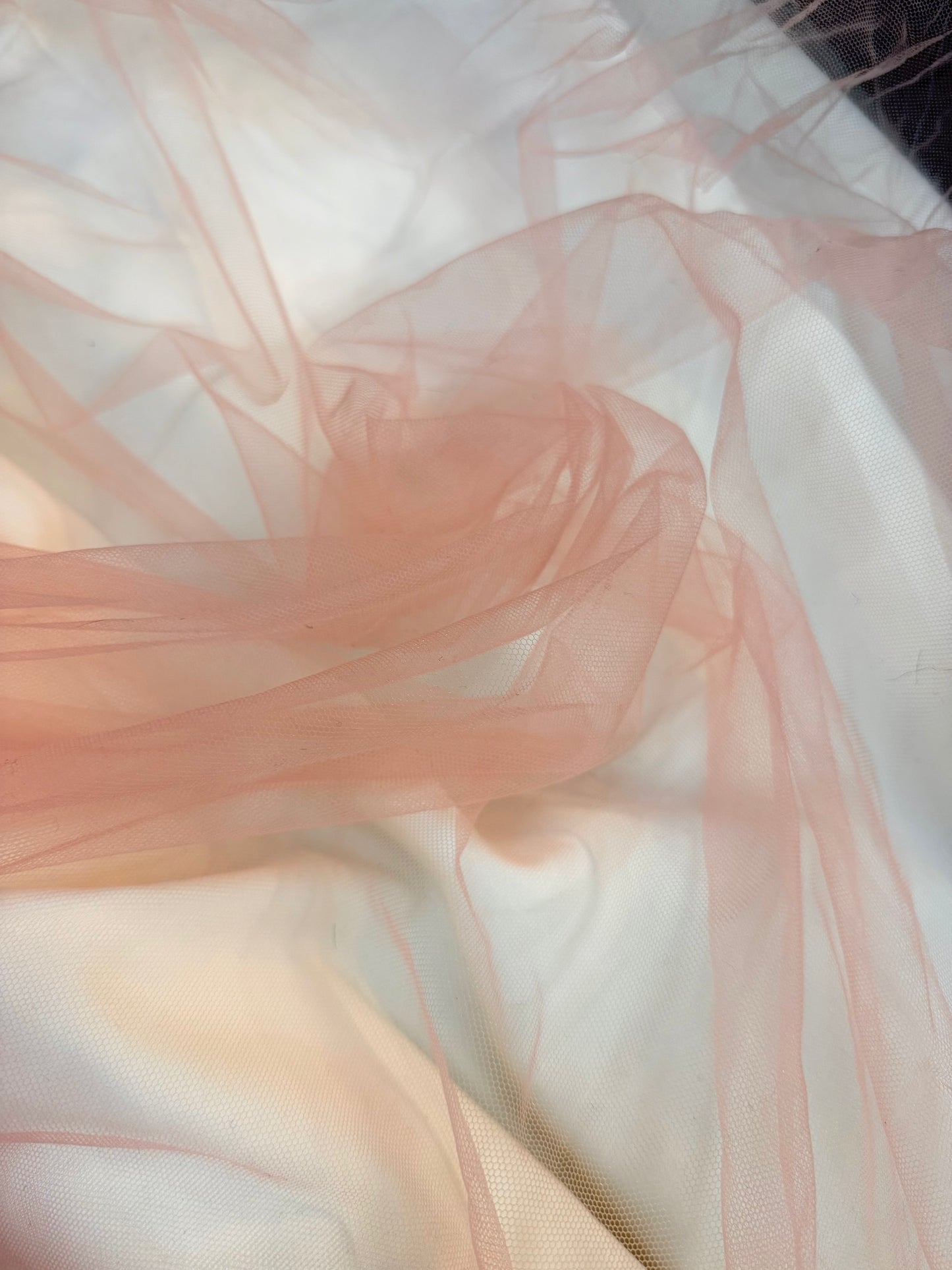 Polyester Tulle - Blush Pink