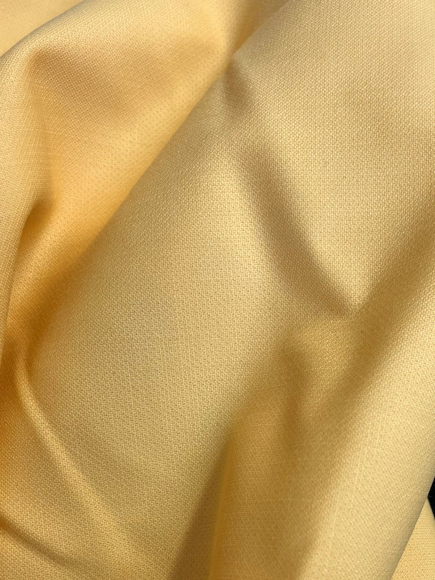 Italian Fine Textured Wool Crepe - Sunshine Yellow