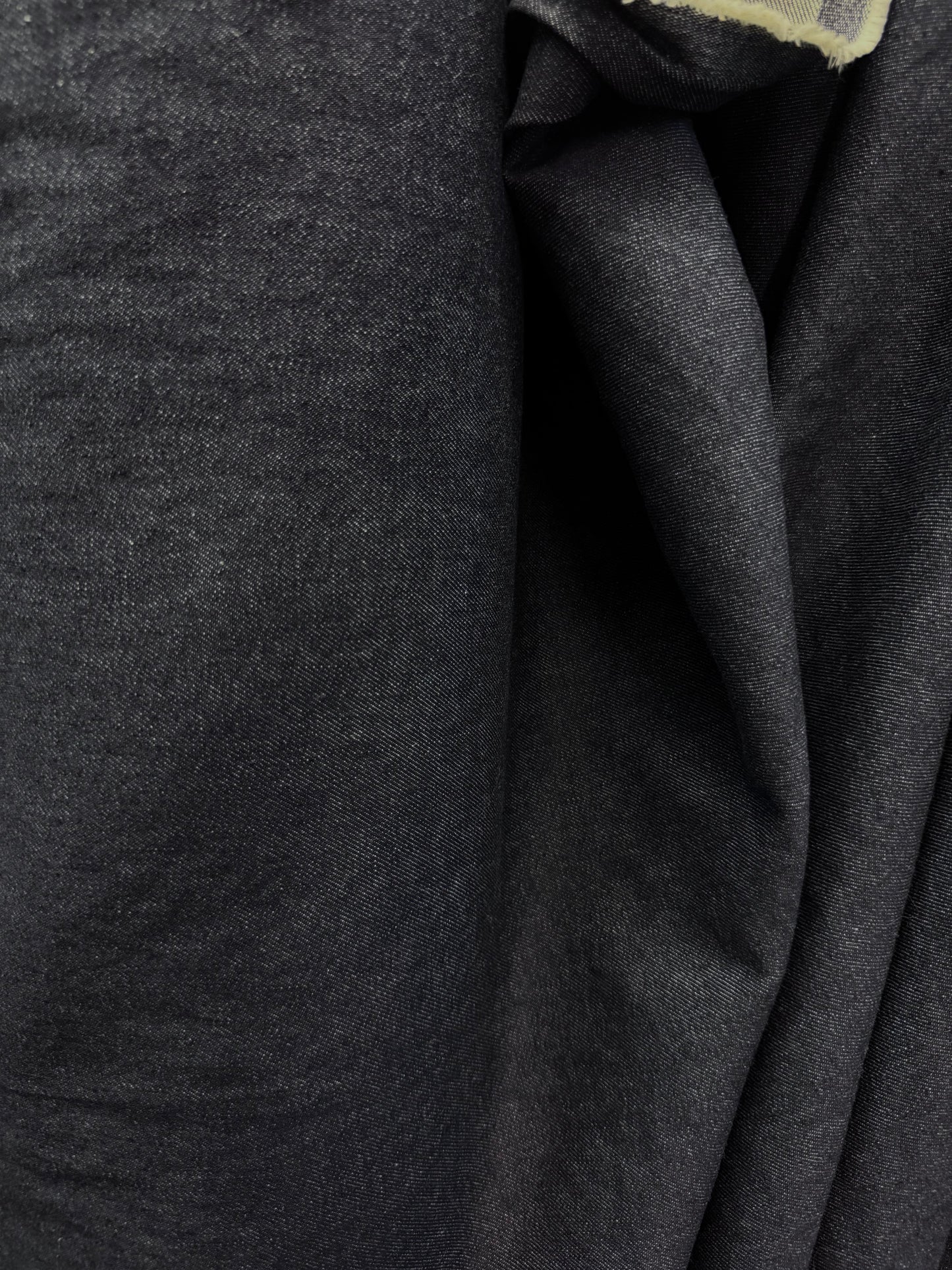 Cotton Stretch Denim - Dark Wash Blue