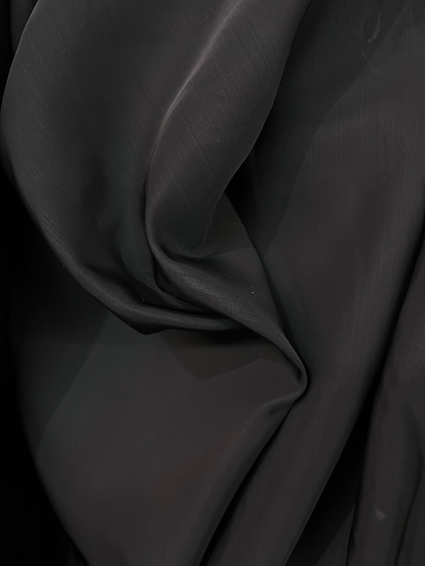 Silk & Rayon - Jet Black