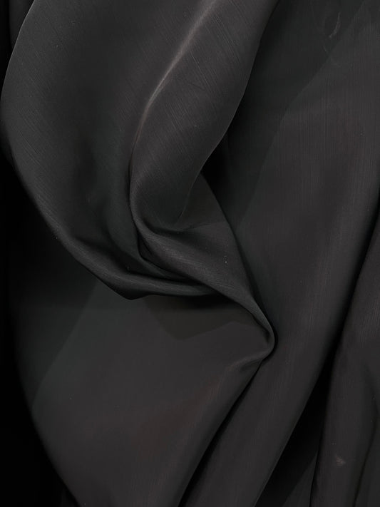 Silk & Rayon - Jet Black