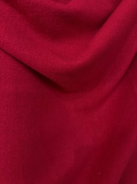American Heritage - Heavy Weight Wool Blend Jersey Boucle - True Red