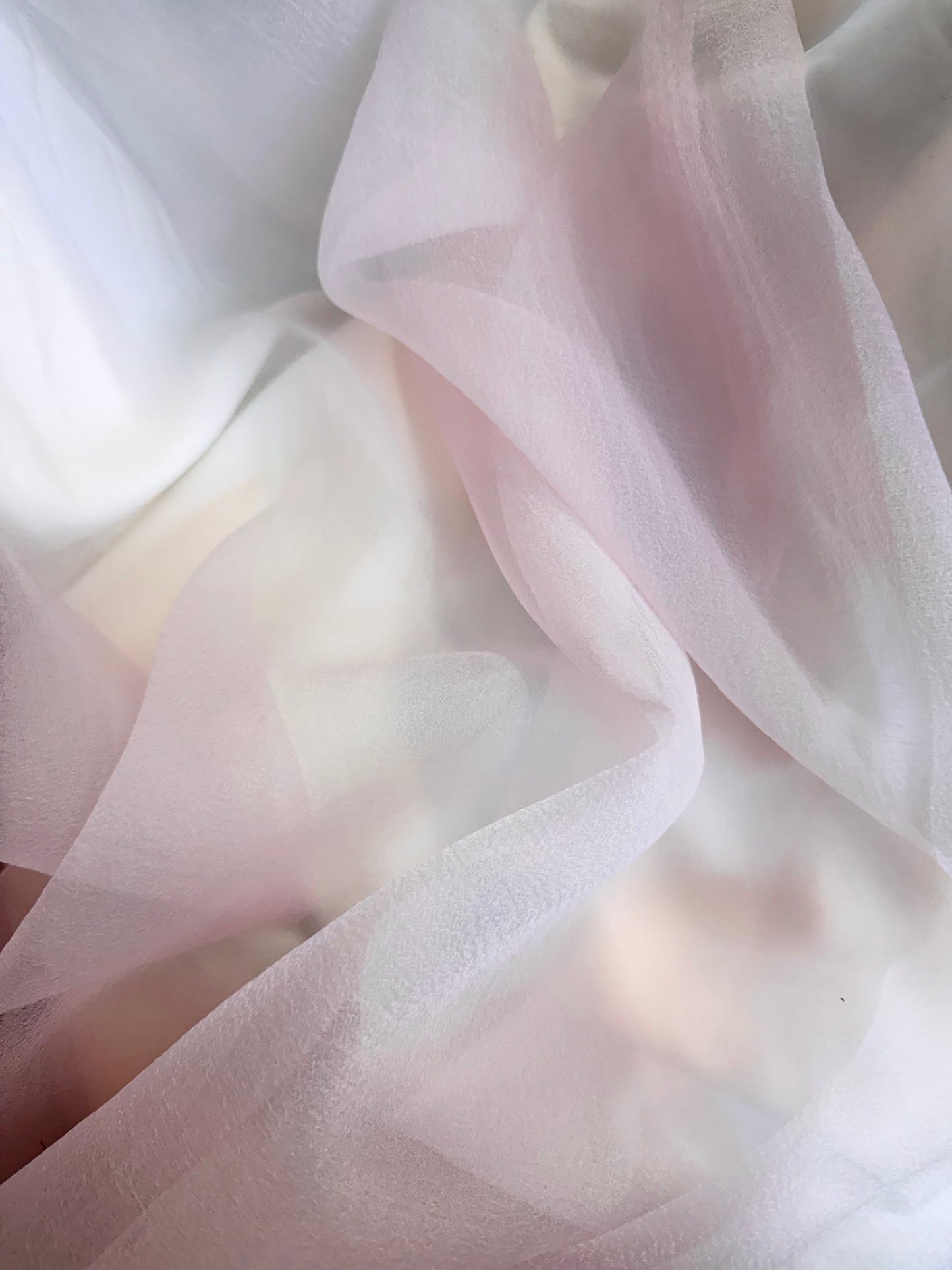 Textured Japanese Poly Organza - Light Pink