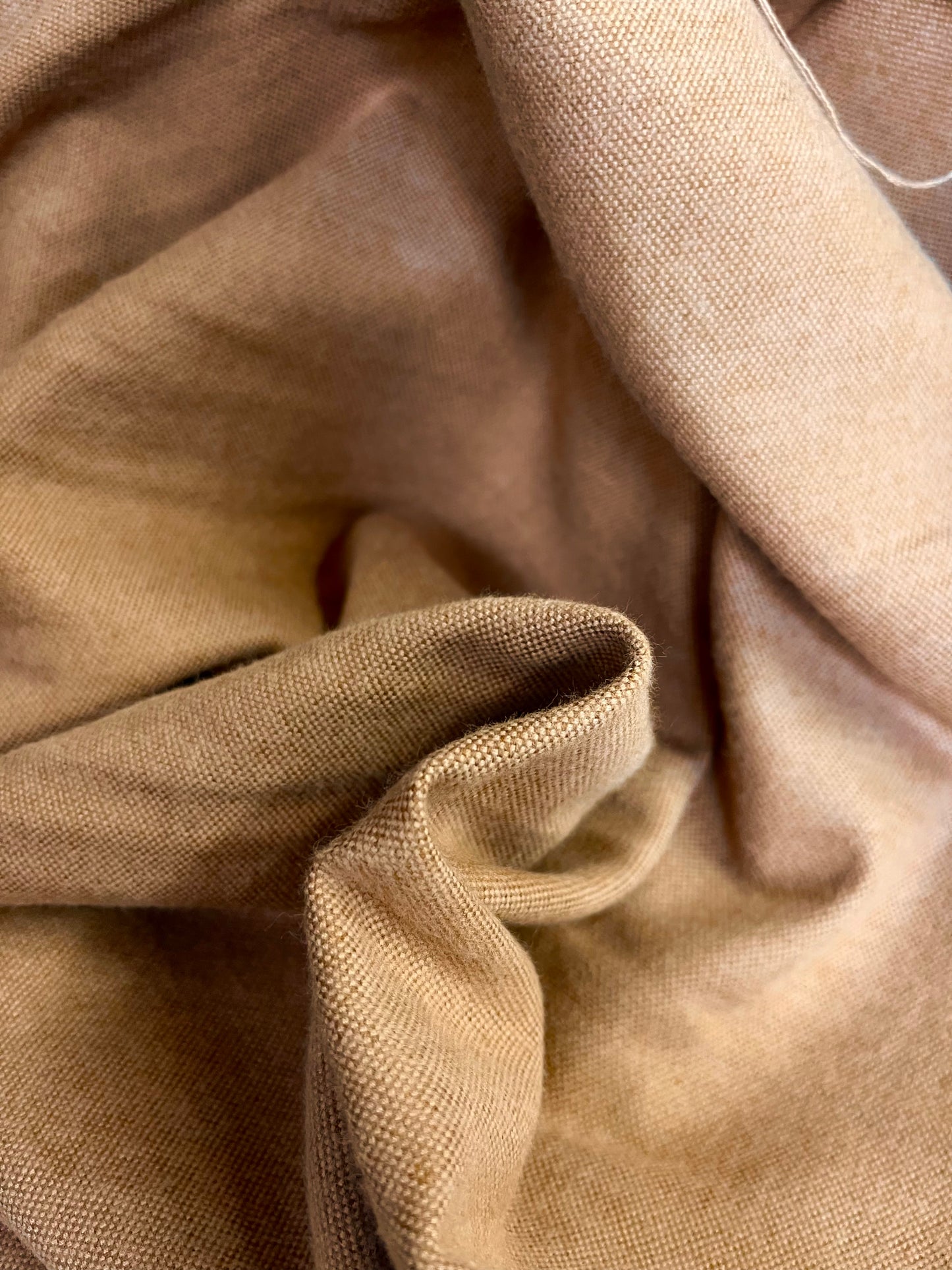 Flannel Cotton Canvas - Camel Brown