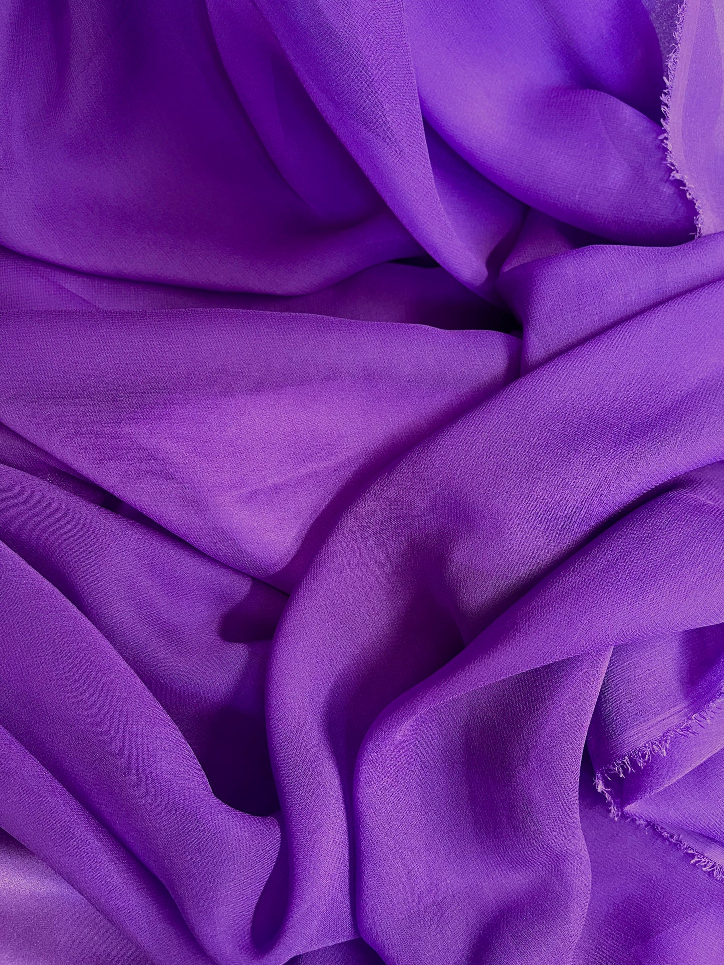 Silk Chiffon Wide - Royal Purple