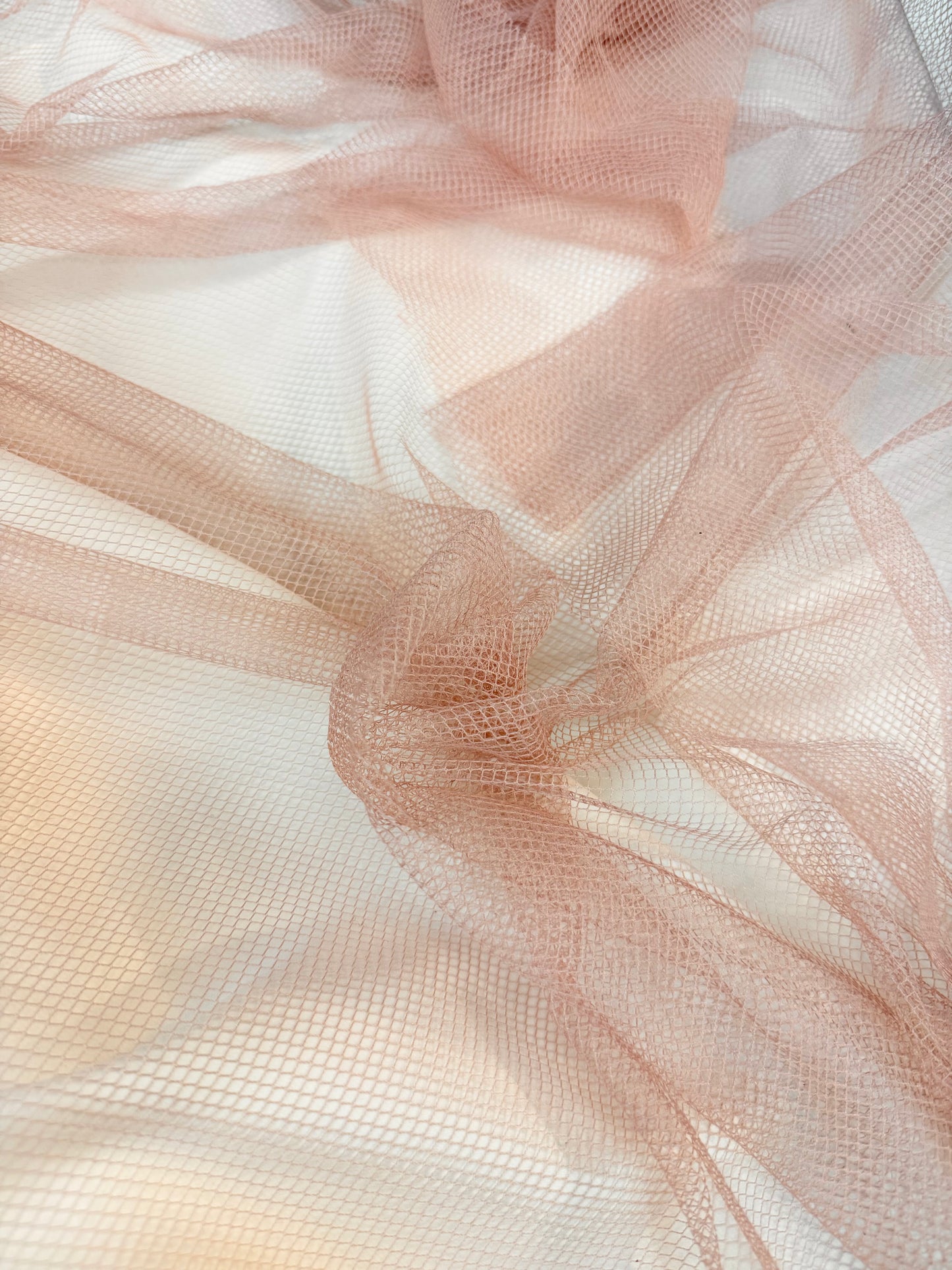 Polyester Tulle - Mauve Pink