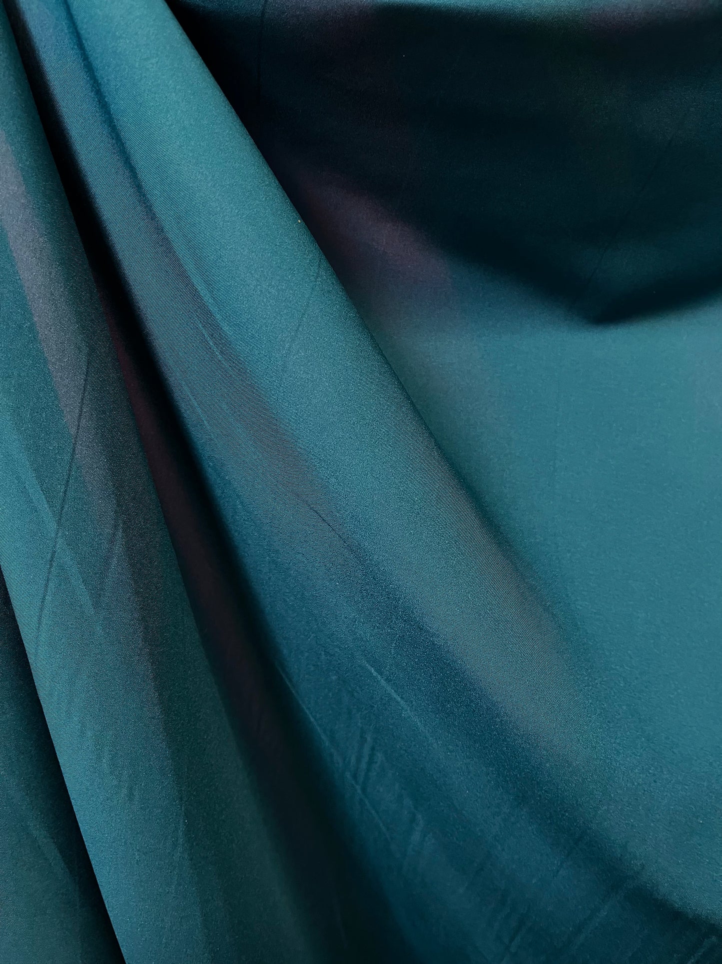 Lightweight Stretch Lining - Teal Blue