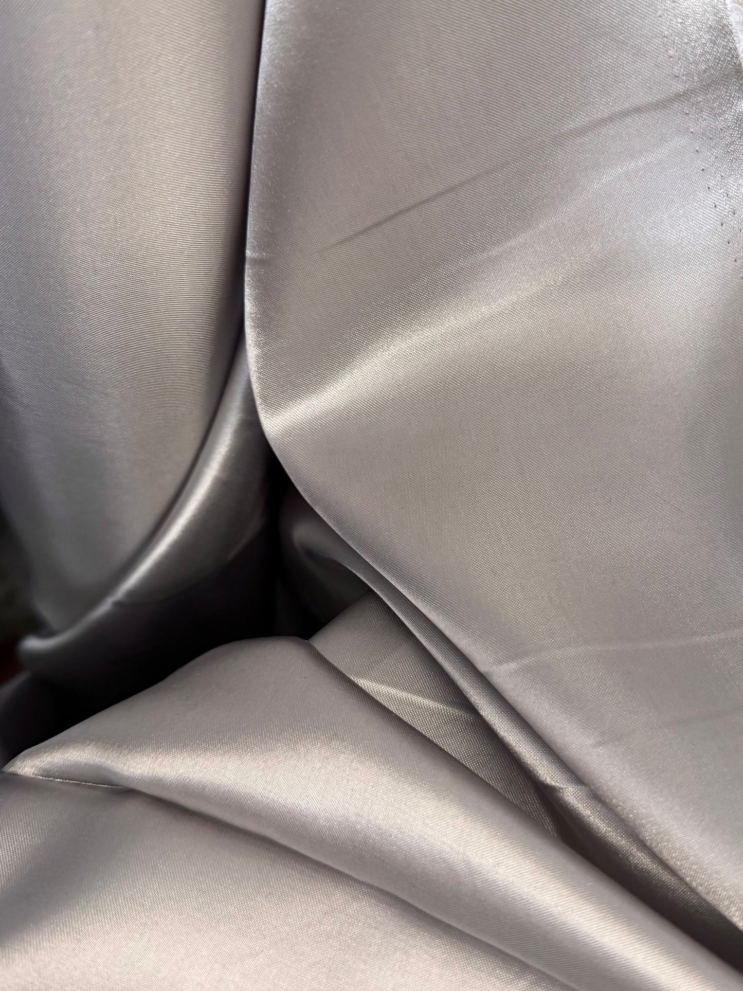 Poly Satin - Silver Purple