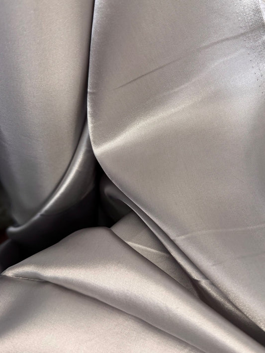 Poly Satin - Silver Purple