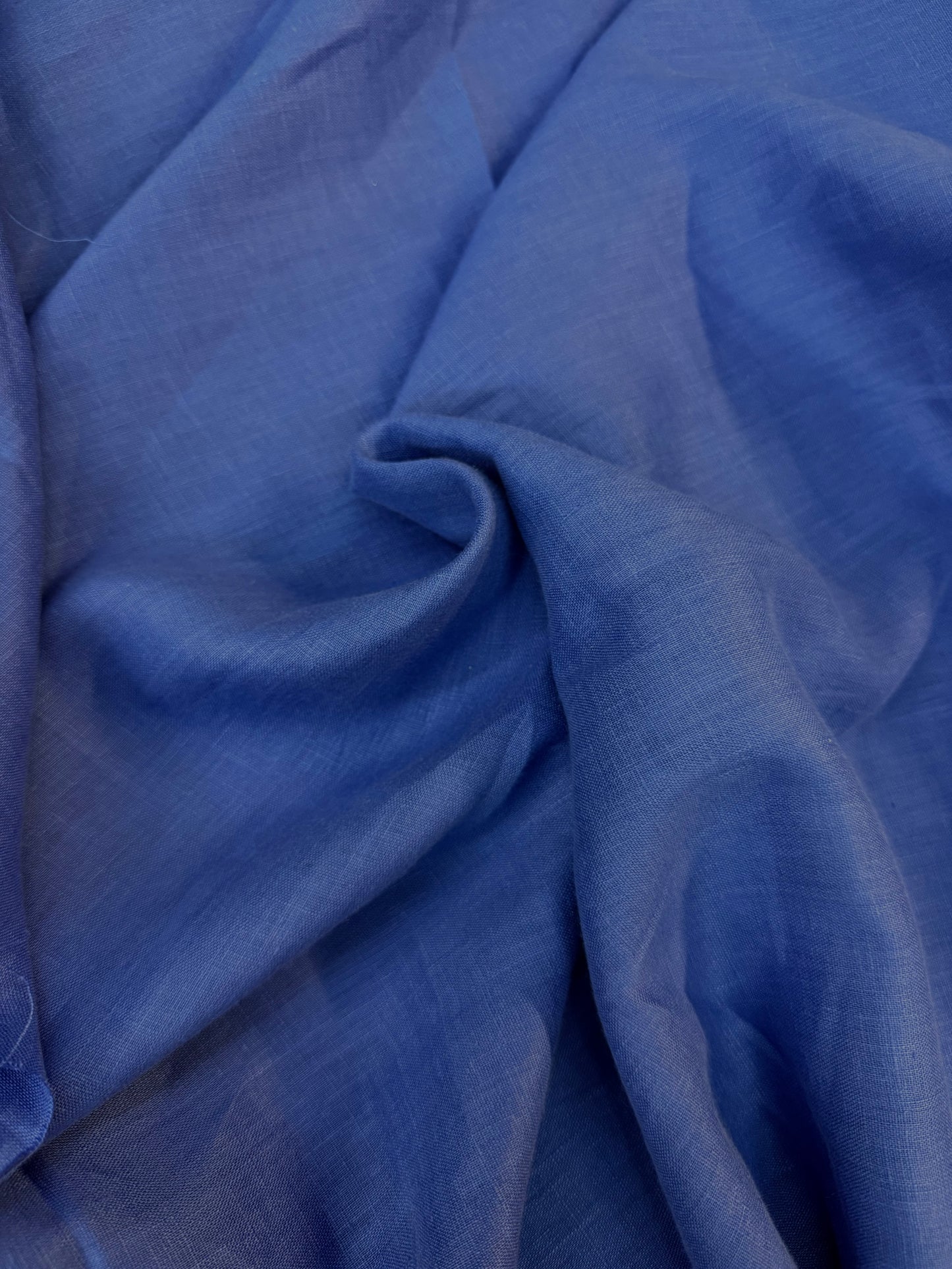 Washed Linen - True Blue