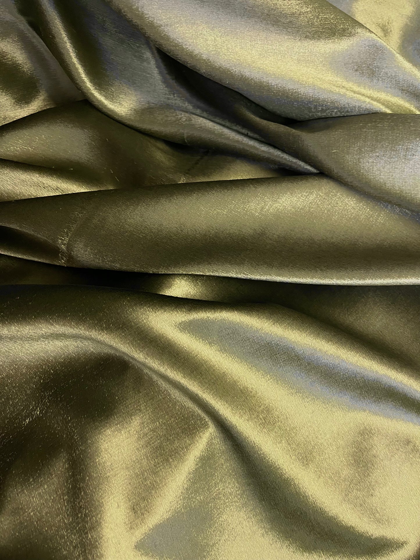 Italian Silk Velvet - Olive Green