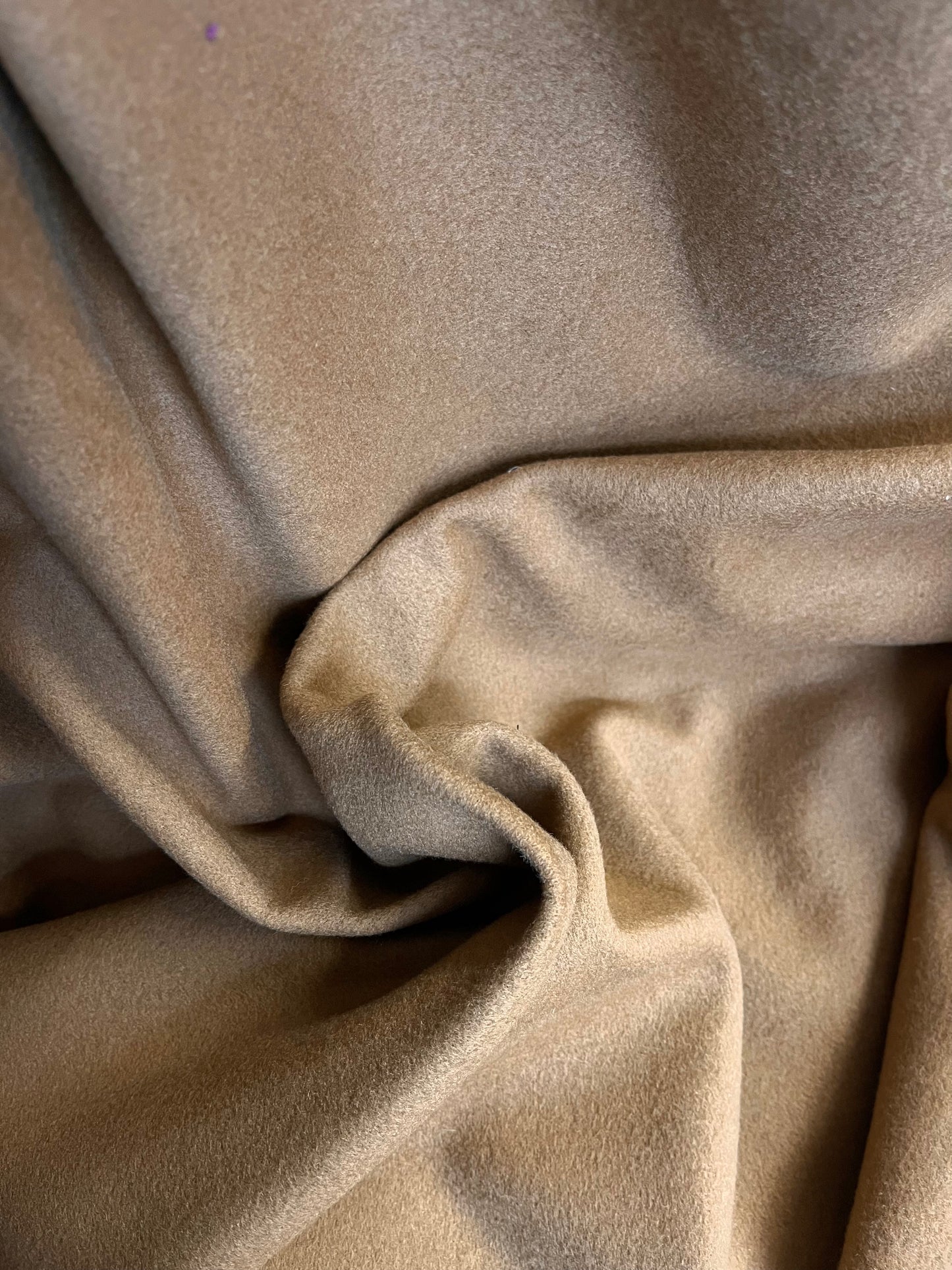 Designer Cashmere Wool - Camel Brown