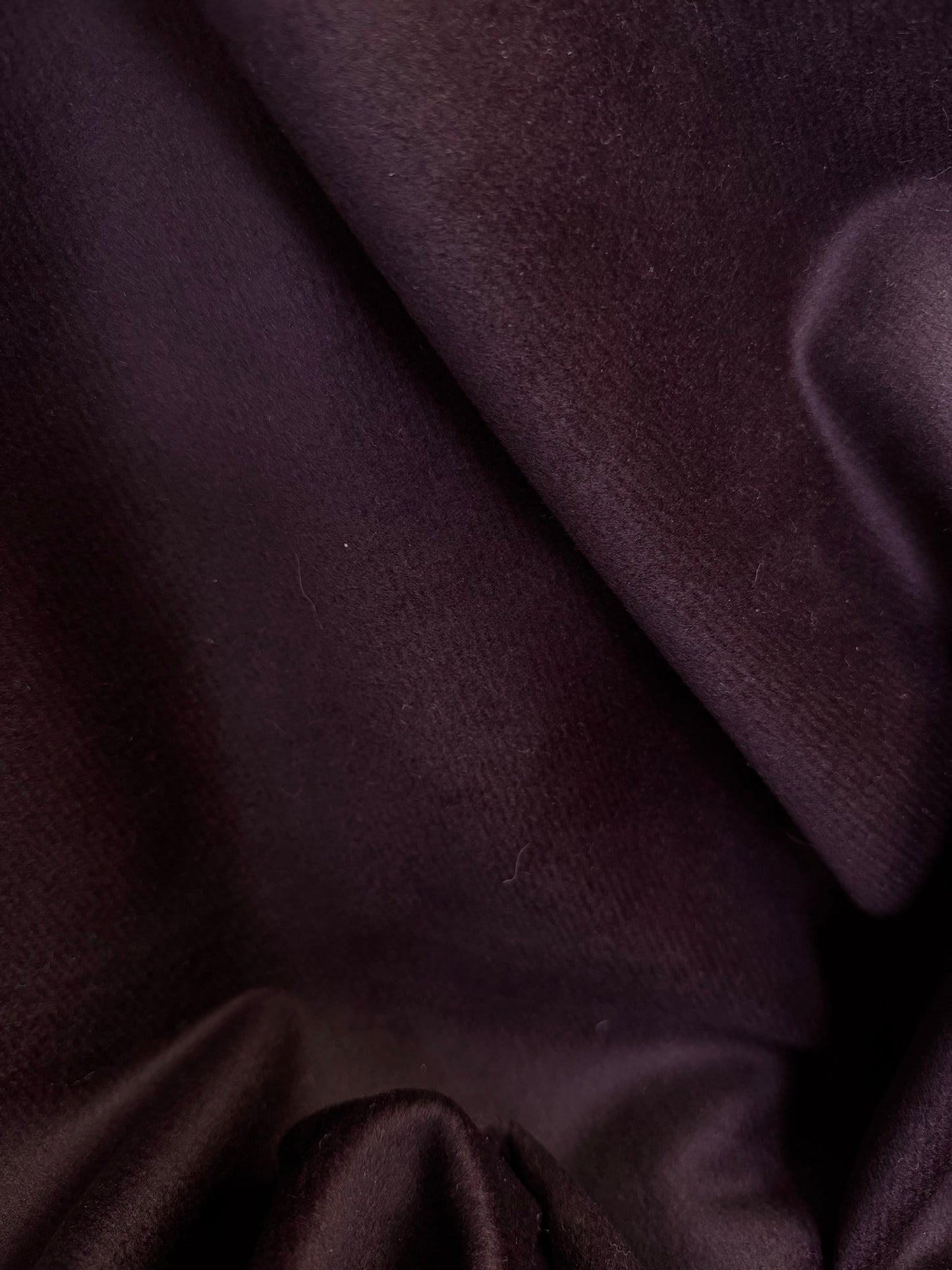 Heritage Label - Italian Cashmere Wool - Burgundy Purple