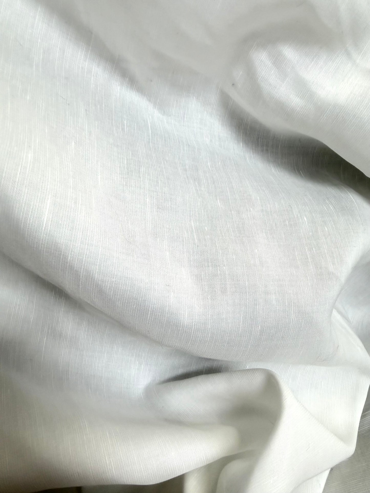 Textured Rayon - Eggshell White