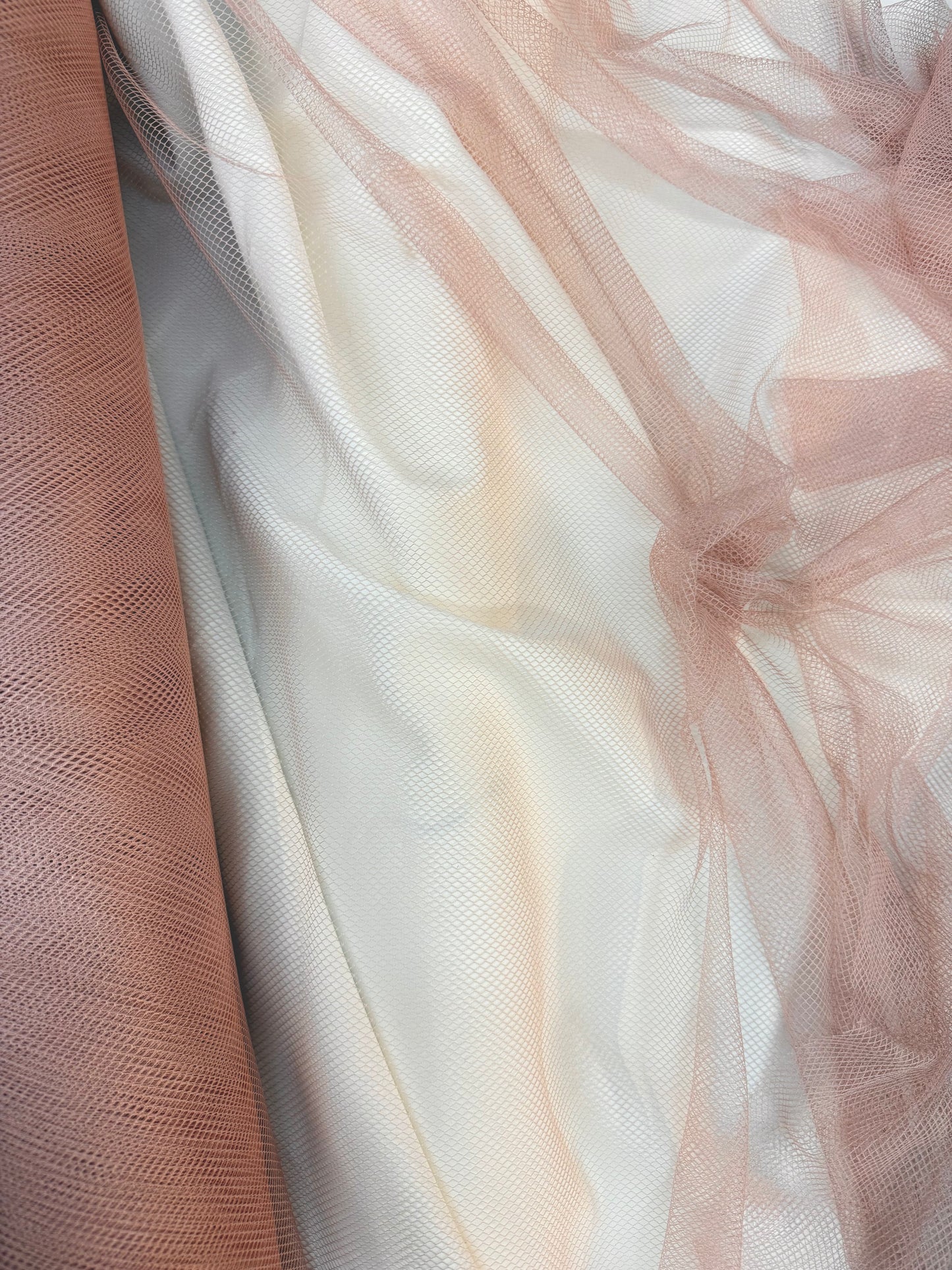 Polyester Tulle - Mauve Pink