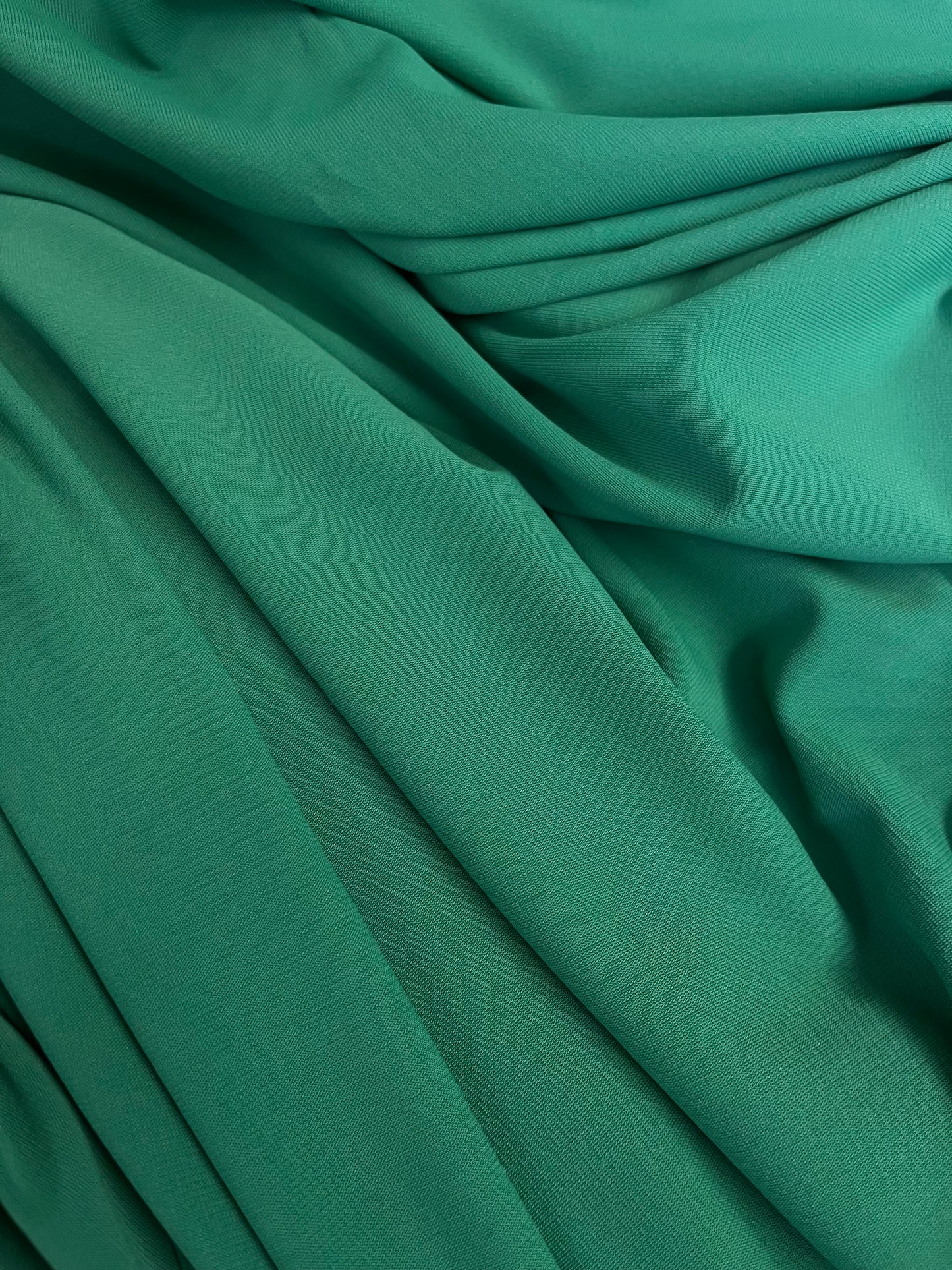 Italian Designer Rayon Poly Jersey - Sea Green