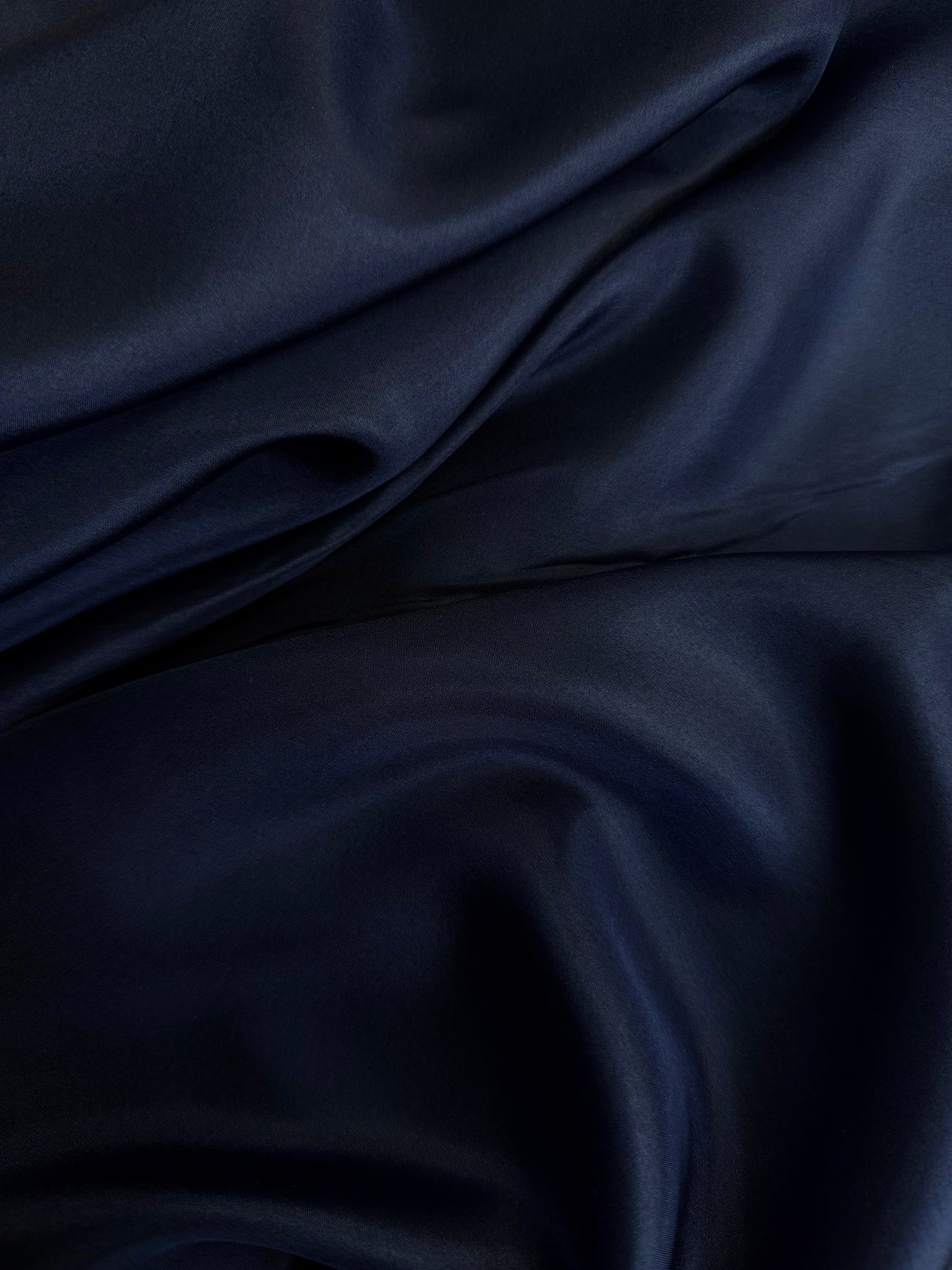 100% Silk Habotai Lining - Navy
