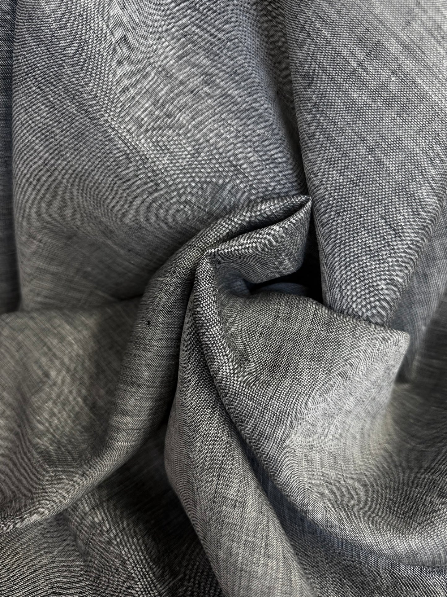 Heather Linen - Charcoal