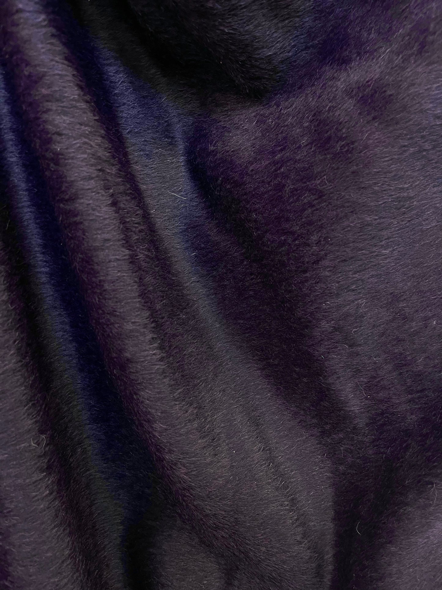 Italian Designer Alpaca Wool - Aubergine Purple