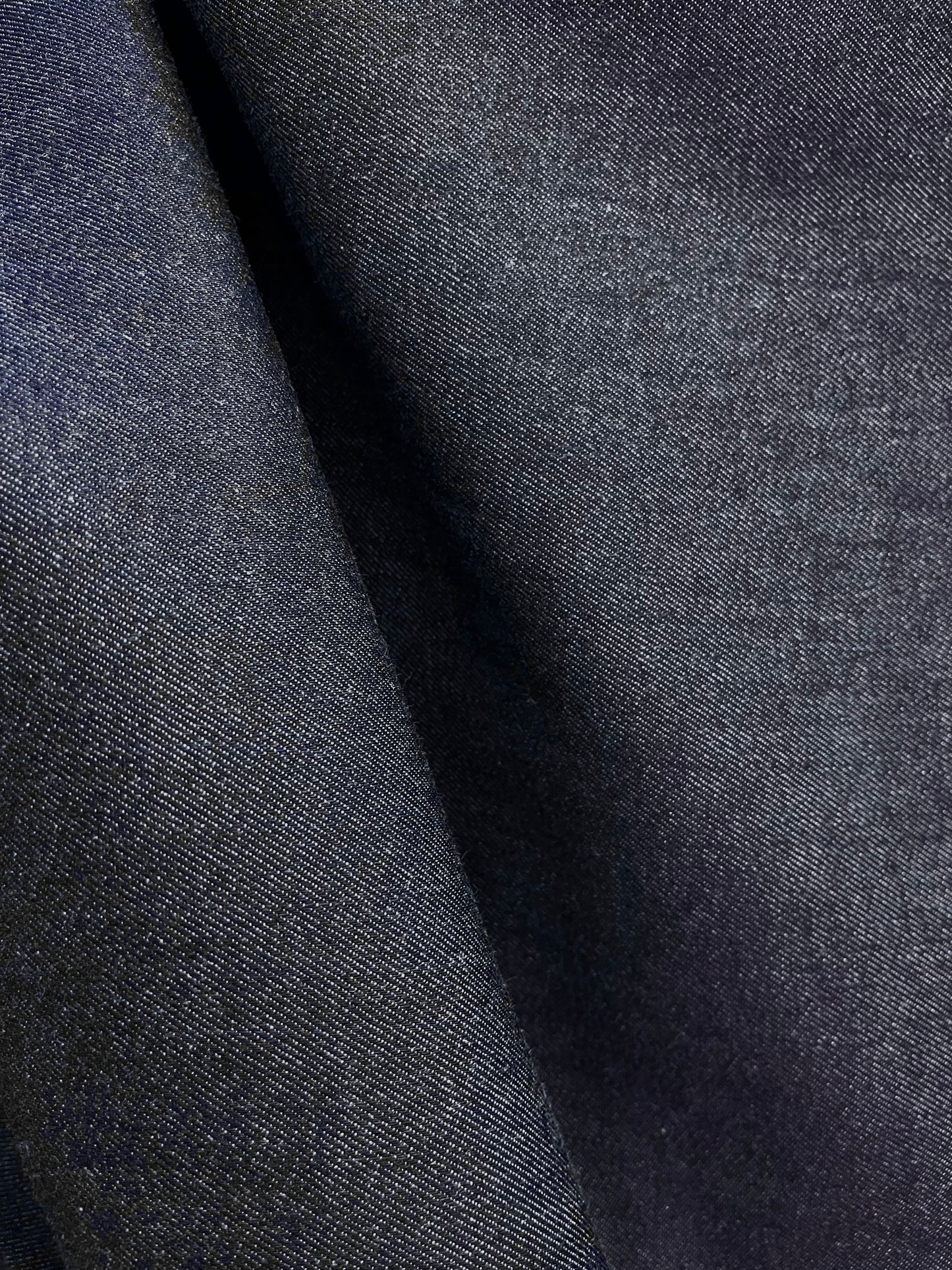 Cotton Stretch Denim - Dark Indigo